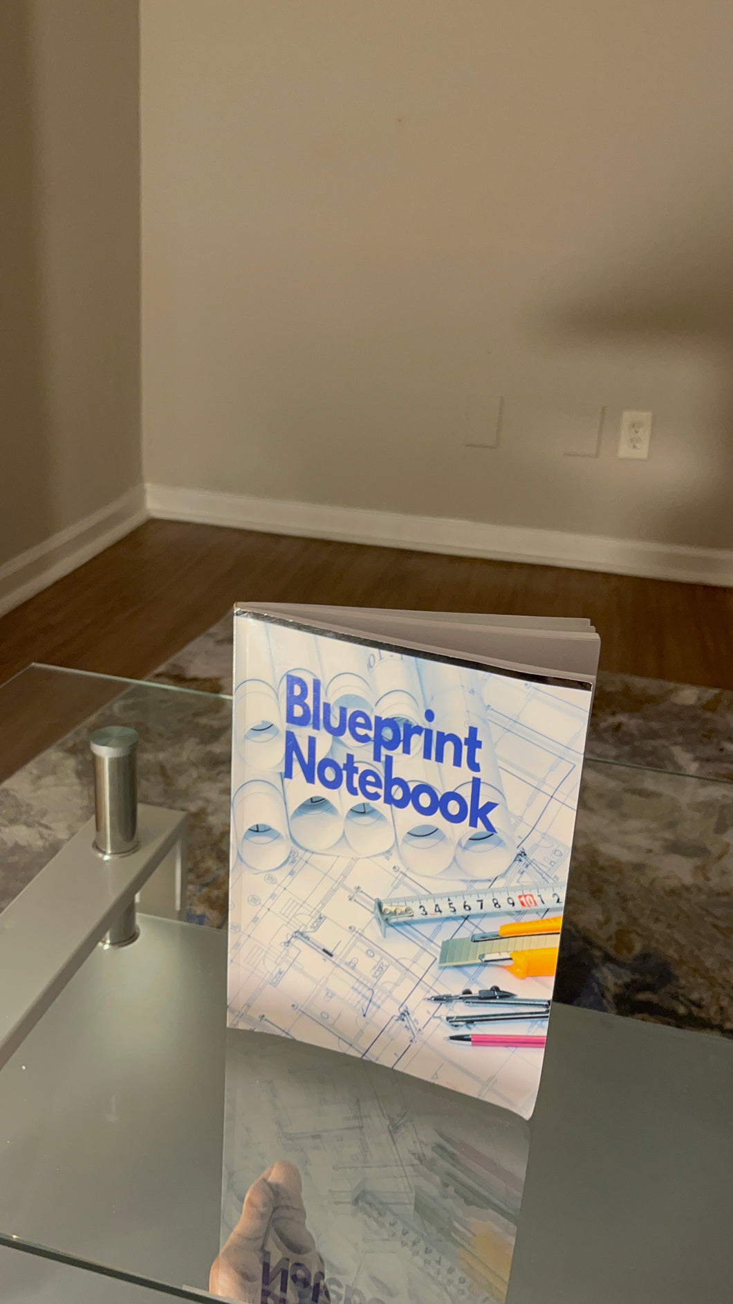Blue print notebook